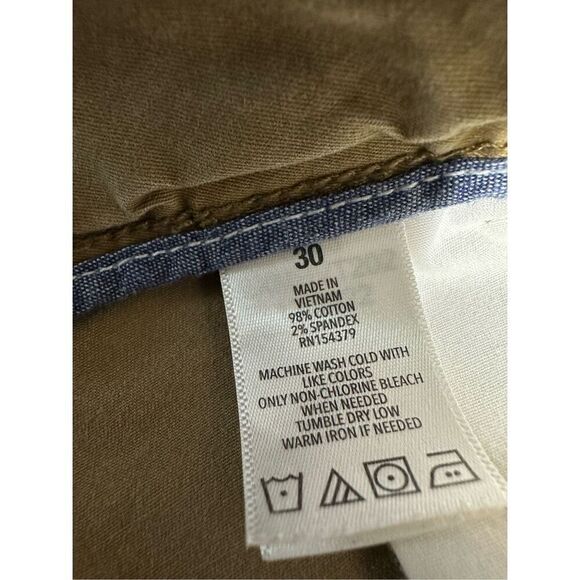 Aeropostale Mens Shorts Lot of 2 Size 30 Brown Bermuda Flat Front Chino - Picture 5 of 13